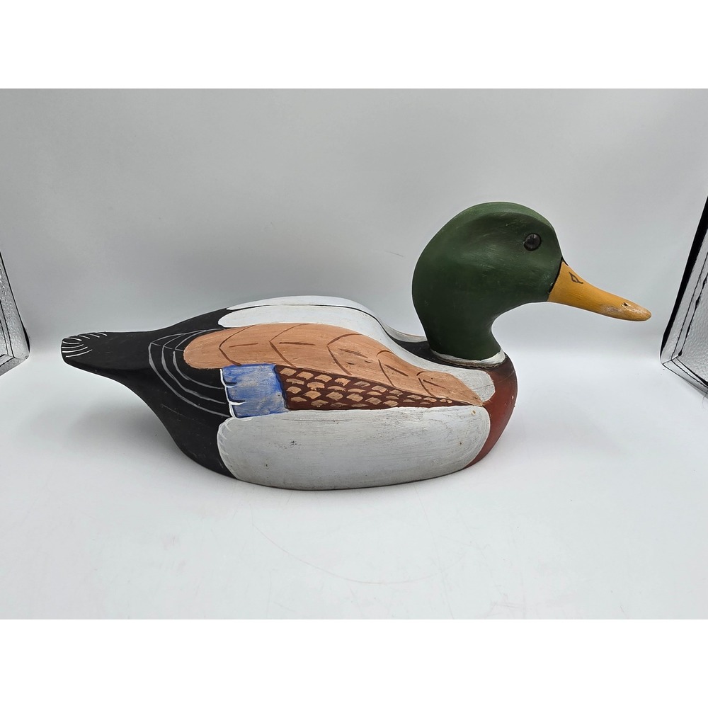 French Broad River Decoys Mallard Drake Wood Duck 1981 Vintage
(B. Livingston?)